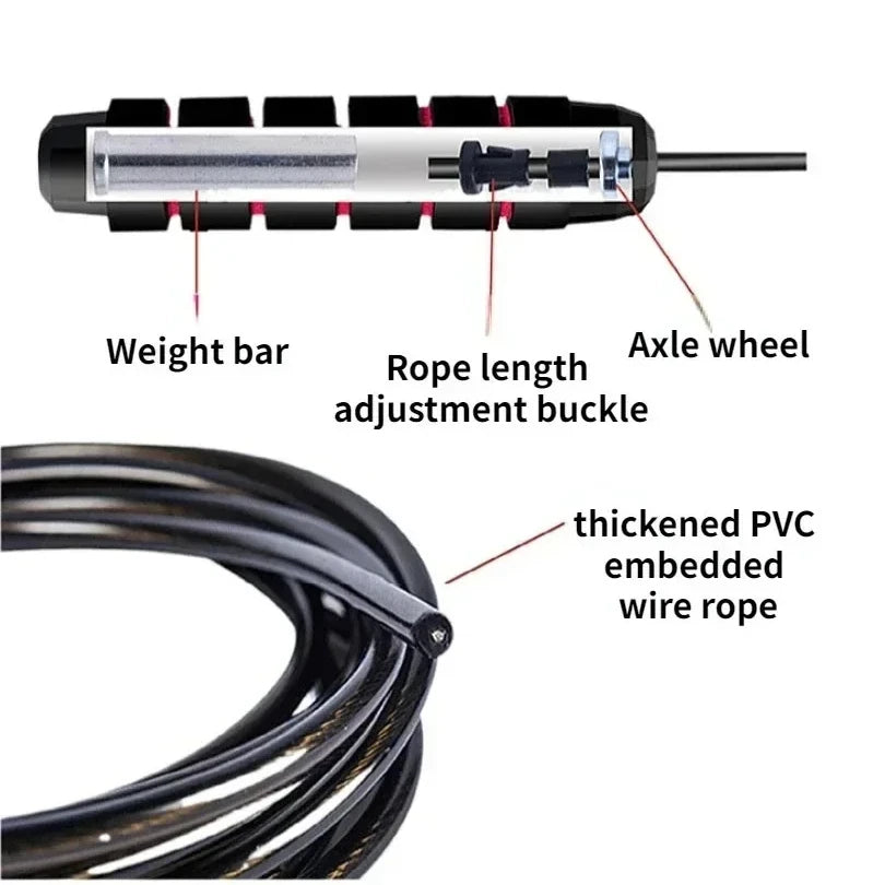 Steel Wire Adjustable jump rope